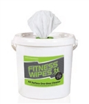 Berk International Fitness Wipes Bucket White