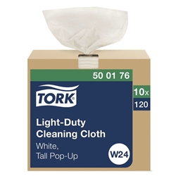 Essity Tork Light-Duty Cleaning Cloth, 1-Ply, 10 per Case