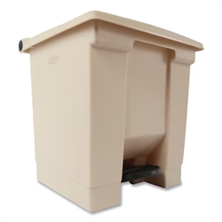 Rubbermaid Commercial Legacy Step-On Container 8 Gal Beige