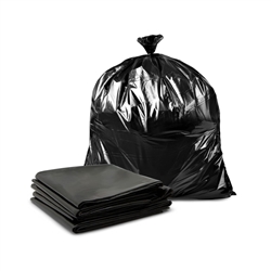 PolyTech High-Density Trash Bags 24x33 (12-16 Gallon) .08 MIC Black 1000 /BX