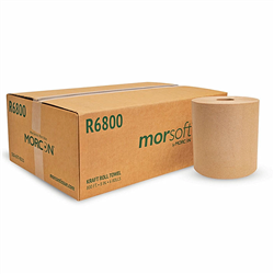 Morsoft Roll Towel Natural 800' 6 rolls/cs