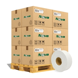 Nova Jumbo Tissue 2-Ply, 1000' 12/Case (54 Count)