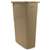 Rubbermaid Commercial Slim Jim Container 23 Gallon, Beige