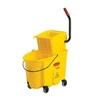 Rubbermaid WaveBrake Side-Press Wringer/Bucket Combo 35-quart-Yellow