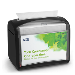 Essity Tork Xpressnap® Tabletop Napkin Dispenser, Black